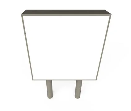 Blank Ad board Stock Illustration