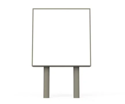 Blank Ad board Stock Illustration