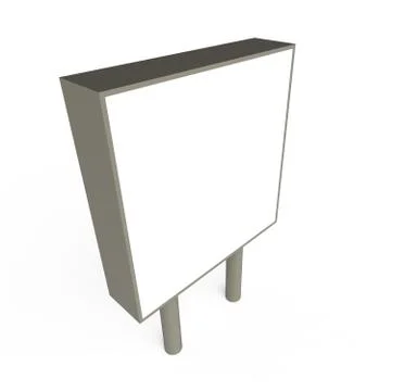 Blank Ad board 스톡 일러스트