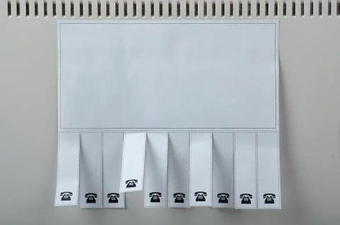 Blank ads Foto stock