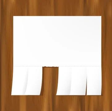 Blank advertisement Stock Illustration