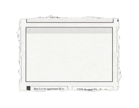 Blank advertisement Stock Photos
