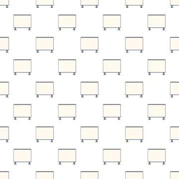 Blank advertising billboard seamless pattern presenting marketing concept Stock Illustration