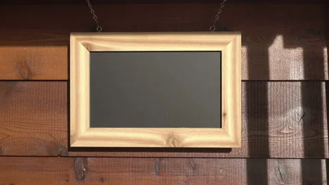 Blank advertising board for customization in 4k Stock Footage 90928296