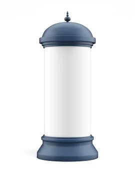 Blank advertising column イラスト素材