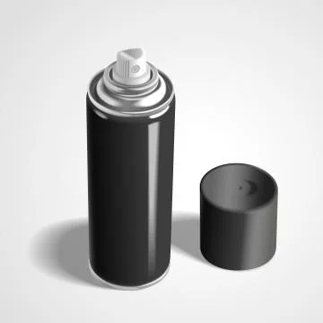 Blank aerosol can Stock Illustration