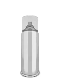 Blank aerosol package Stock Illustration