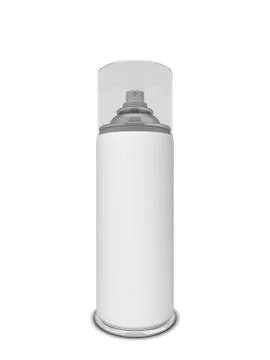Blank aerosol package Illustrazione stock