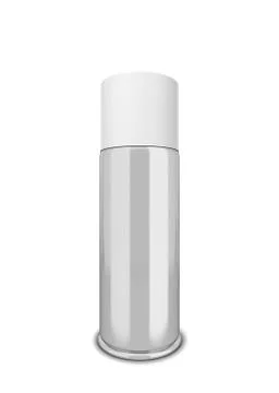Blank aerosol package Stock Illustration