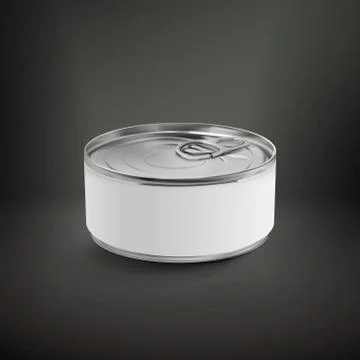 Blank aluminum can イラスト素材