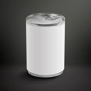Blank aluminum can イラスト素材