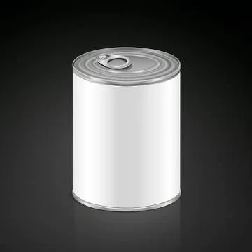 Blank aluminum can イラスト素材