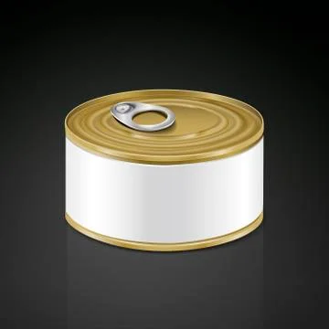 Blank aluminum can イラスト素材