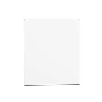A blank background with a paper box isolated Stock Illustration