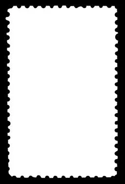 Blank Background for Perforated Stamp Frame Photos
