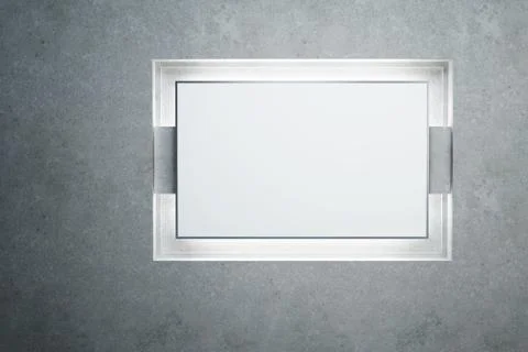 Blank backlighted billboard Stock Illustration