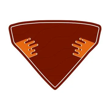 Blank Badge Shape Template in flat modern liquid style. Good for Anniversary Stock Illustration