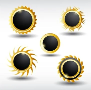 Blank Badge unique Stock Illustration