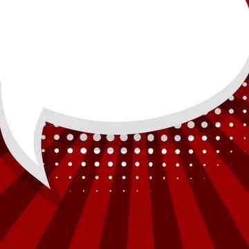 Blank balloon red template Stock Illustration