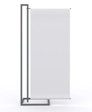 Blank banner display イラスト素材