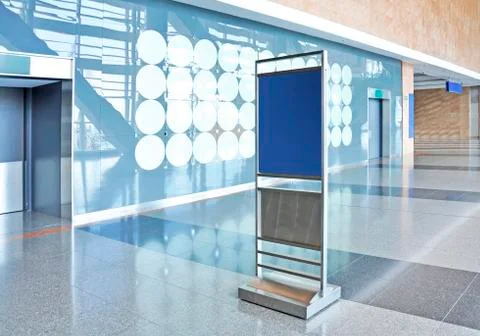 Blank banner display Stock Photos
