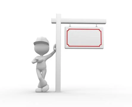 Blank banner Illustrazione stock