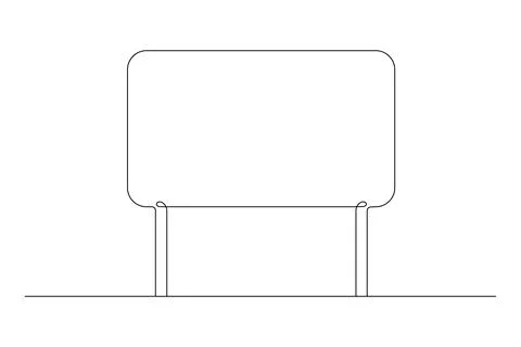 Blank banner mock up on stick. Protest placard, public transparency with ho.. Stock Illustration