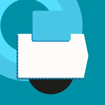 Blank banner rectangle square above semicircle down. Sales badges for labels イラスト素材