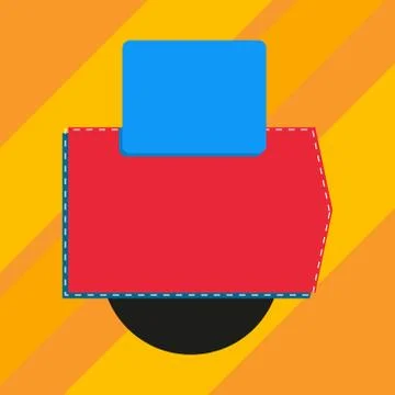 Blank banner rectangle square above semicircle down. Sales badges for labels イラスト素材