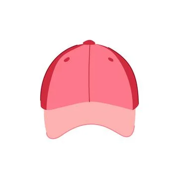 Blank baseball cap cartoon vector illustration Illustrazione stock