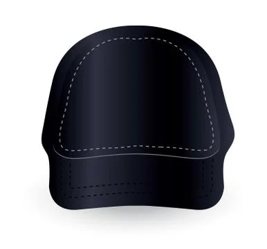 Blank baseball cap Stock Illustration