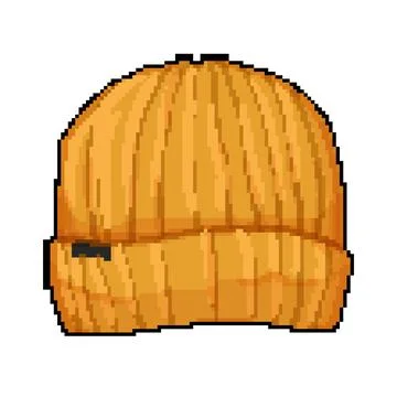 Blank beanie color icon vector illustration Stock Illustration