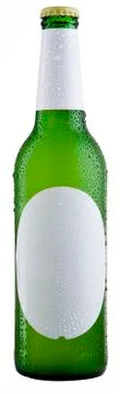 Blank beer bottle Stock Photos
