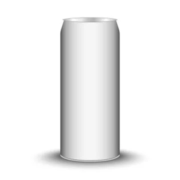 Blank beer can, vector illustration Stock Illustration
