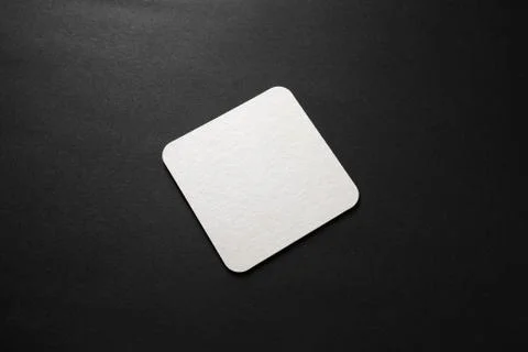 Blank beer coaster Stock Photos