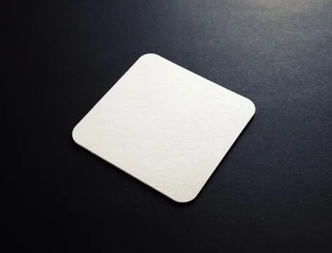 Blank beer coaster Stock Photos