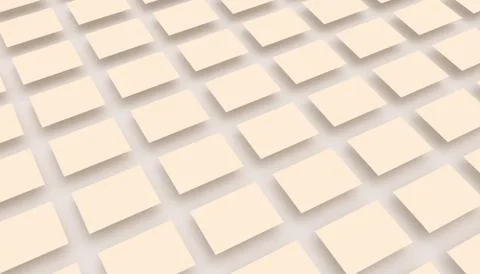 Blank beige quadrangles on a white background Stock-Illustration