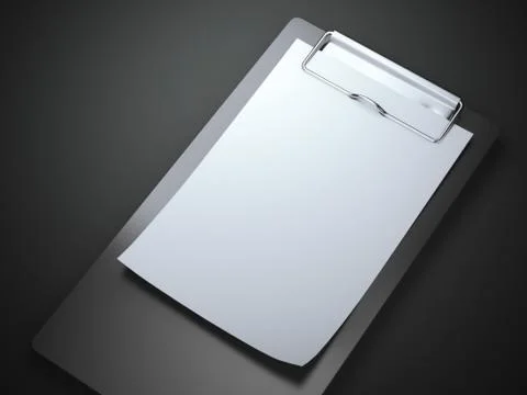 Blank bill receipt Stock Illustration