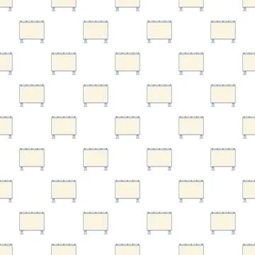 Blank billboard advertising pattern creating a seamless background Illustrazione stock
