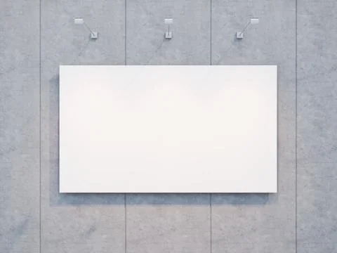 Blank billboard on the building Stock-Illustration