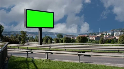 Blank billboard Stock Footage 162808037