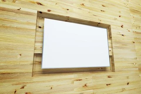 Blank billboard Stock Illustration