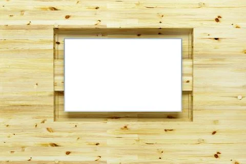 Blank billboard Stock Illustration
