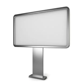 Blank billboard Stock Illustration