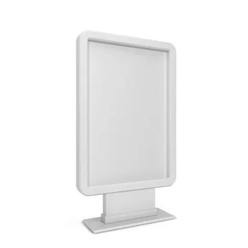 Blank billboard Stock Illustration