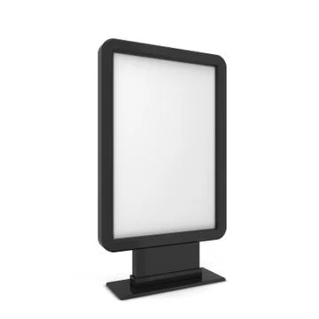 Blank billboard Stock Illustration