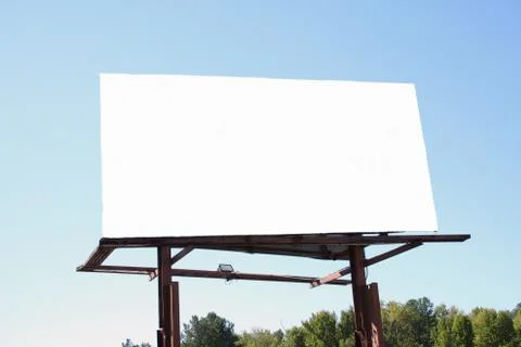 Blank billboard Stock Photos