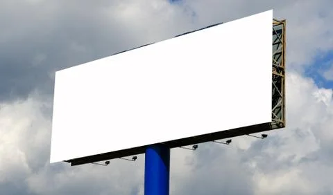 Blank billboard Stock Photos