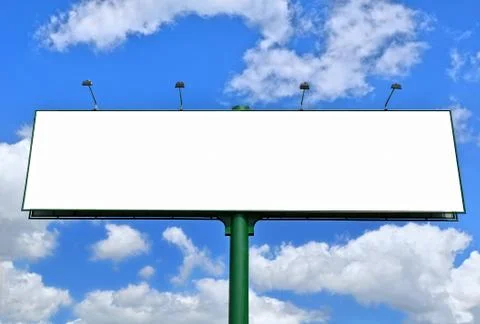 Blank billboard Stock Photos