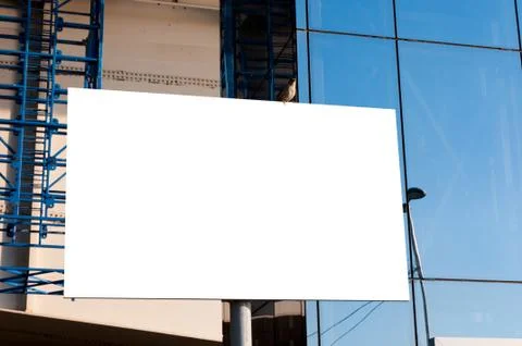 Blank billboard Stock Photos
